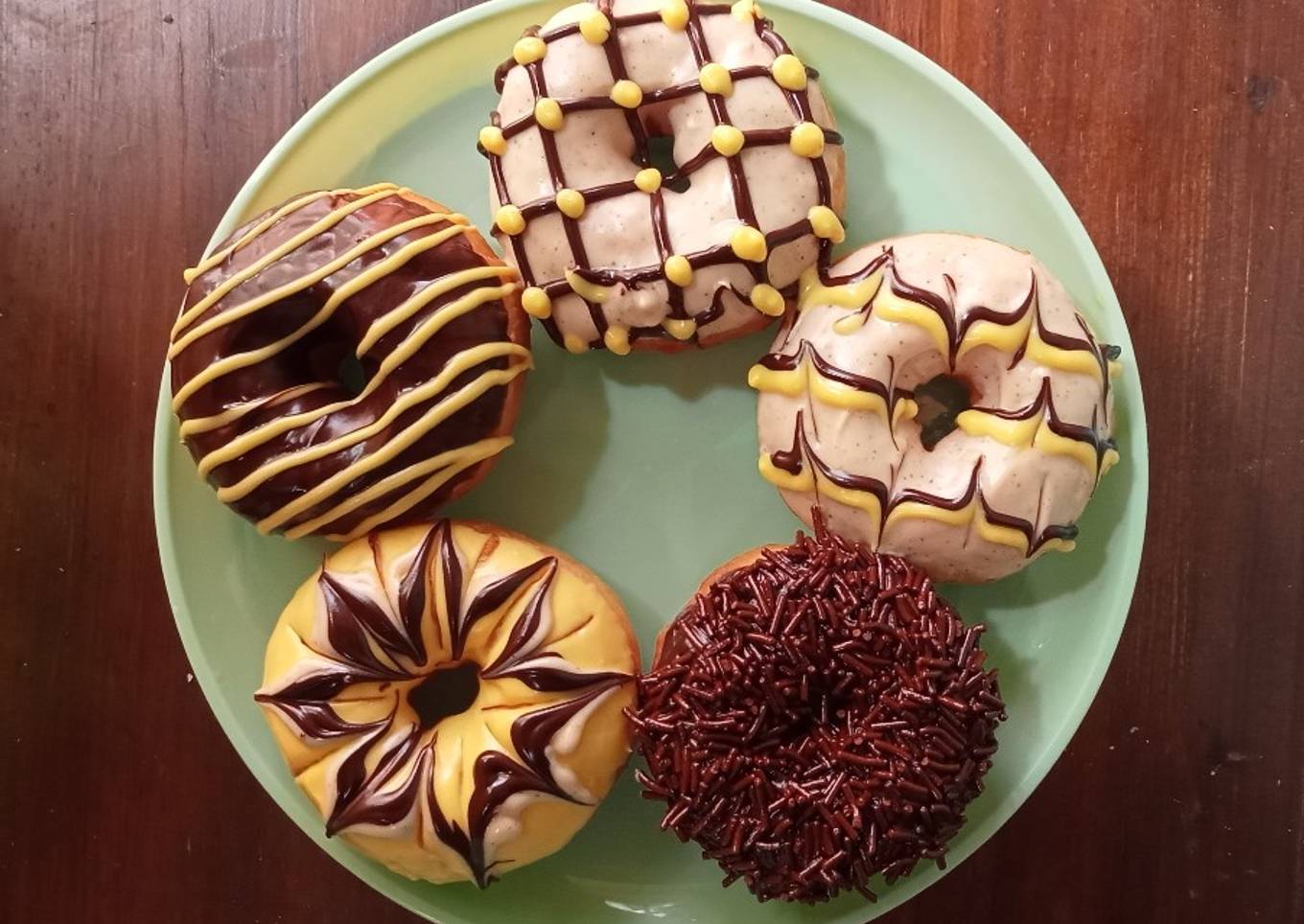 Donat simple mudah tanpa telur