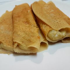 A picture of Patishapta recipe | khoya khirer patishapta- a bengali pitha.
