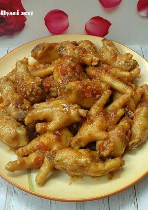 Foto resep Ceker ayam pedas manis