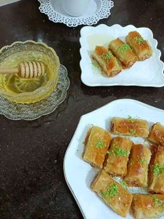 صورة لوصفة بقلاوة تركية