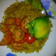 A picture of Pilau Njeri #staplefoodrecipecontest.