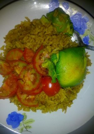 A picture of Pilau Njeri #staplefoodrecipecontest.