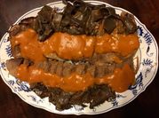 A picture of beef tongue