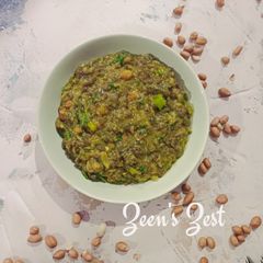 A picture of Puffed Bajra and Ragi Khichdi.