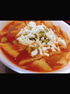 Hình của món Bánh gạo cay HQ, chả cá (tokbokki sốt cayyy).