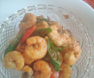 Mudah Cepat Memasak Tumis kecap,udang + tahu Enak Bergizi