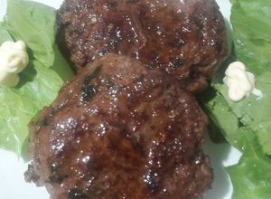 Foto di Hamburger alle erbe aromatiche