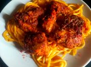 Gambar paprika merah salad
