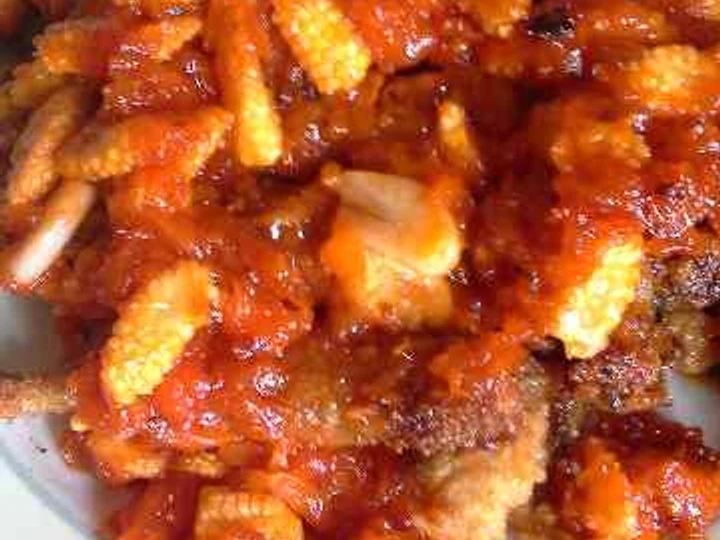 Langkah Gampang Membikin Resep Ikan goreng saus tomat yang Lezat Sekali Anti Ribet, Menggugah Selera