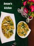 Panne chicken corn and broccoli