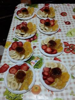 صورة لوصفة تحلية سلطة فواكه