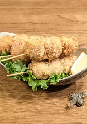 A picture of ★ Cherry tomato pork KUSHI-KATSU ★.