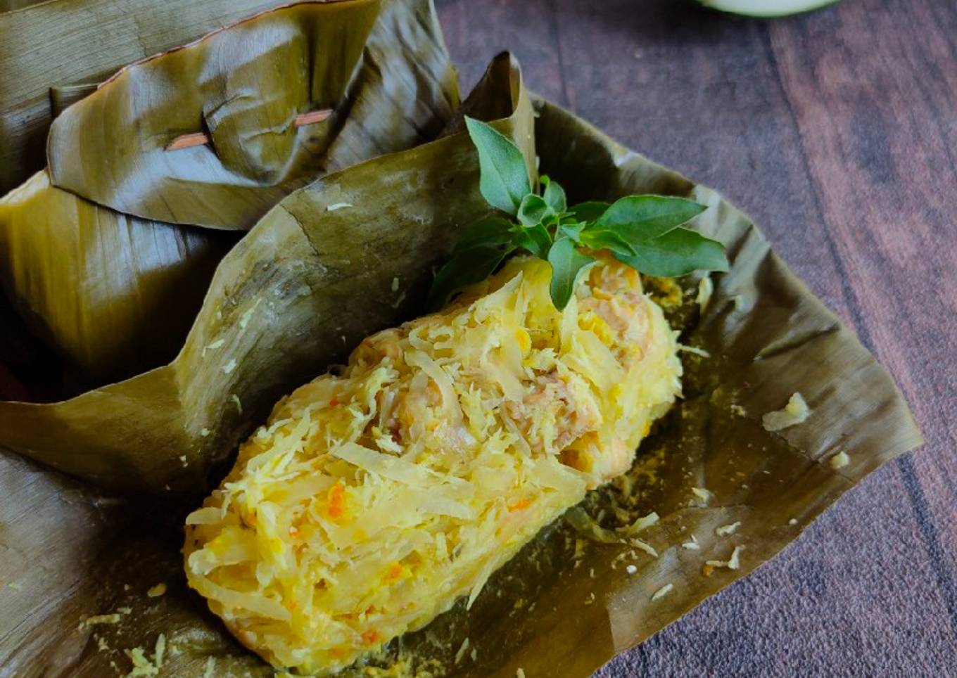 Botok Tempe Pepaya Muda