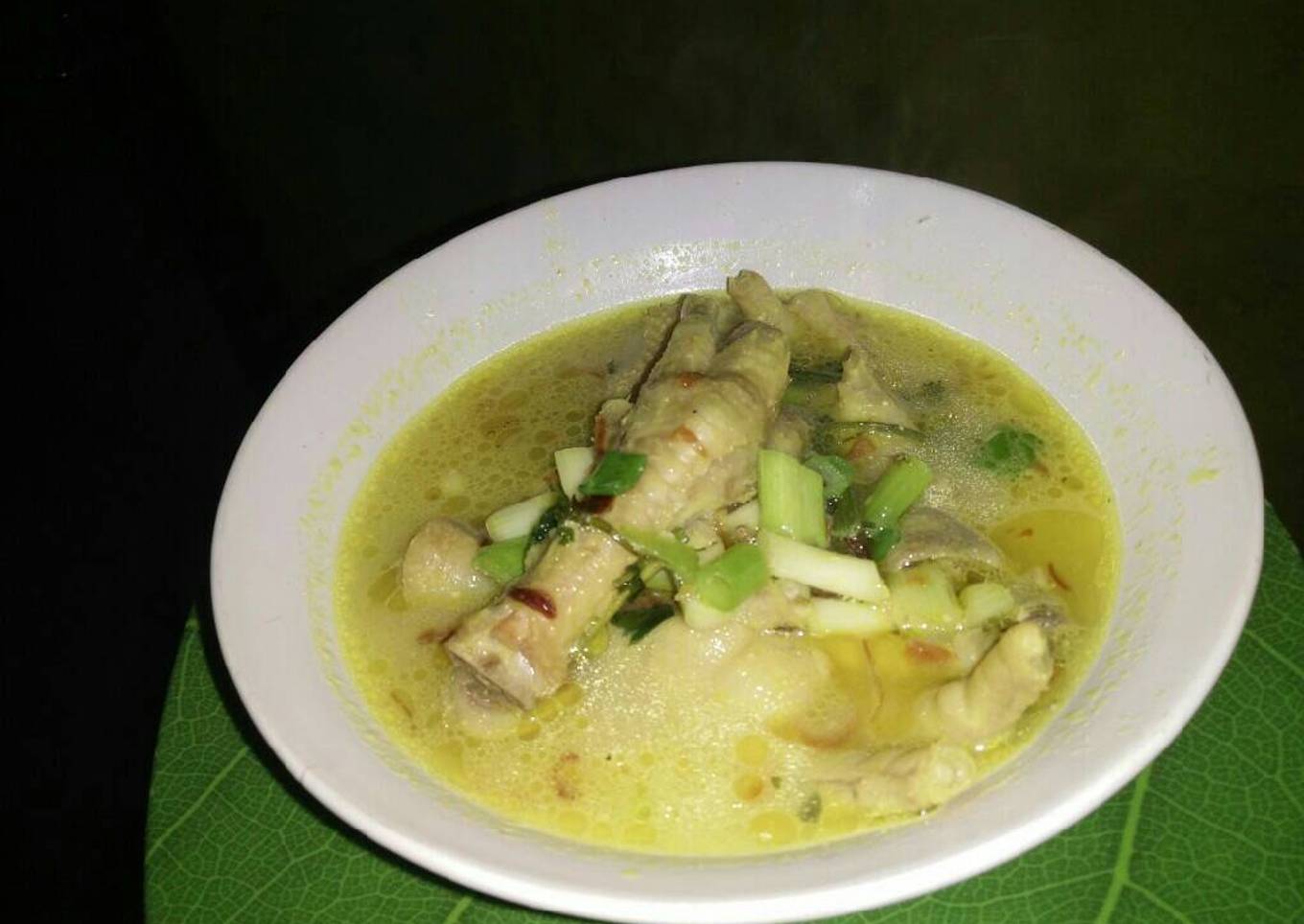 Soto ayam ceker