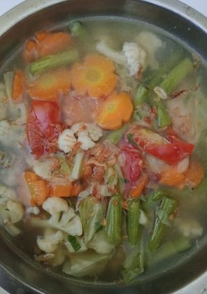 Foto resep Sayur sop ayam seger