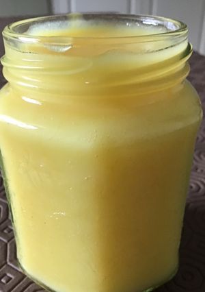 A picture of Microwave lemon curd. #mycookbook.