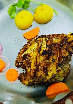 A picture of Pomfret Fish Fry.