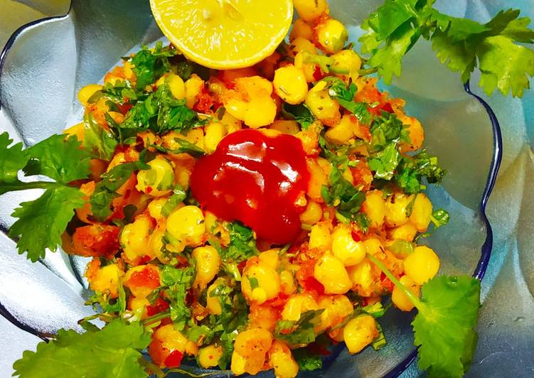 Crispy and tangi sweet corn chat
