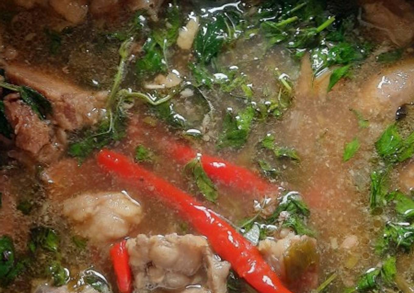 Pindang Daging Sapi Dengan Kemangi