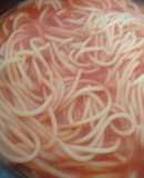 Spaghetti rojo 😍🍅