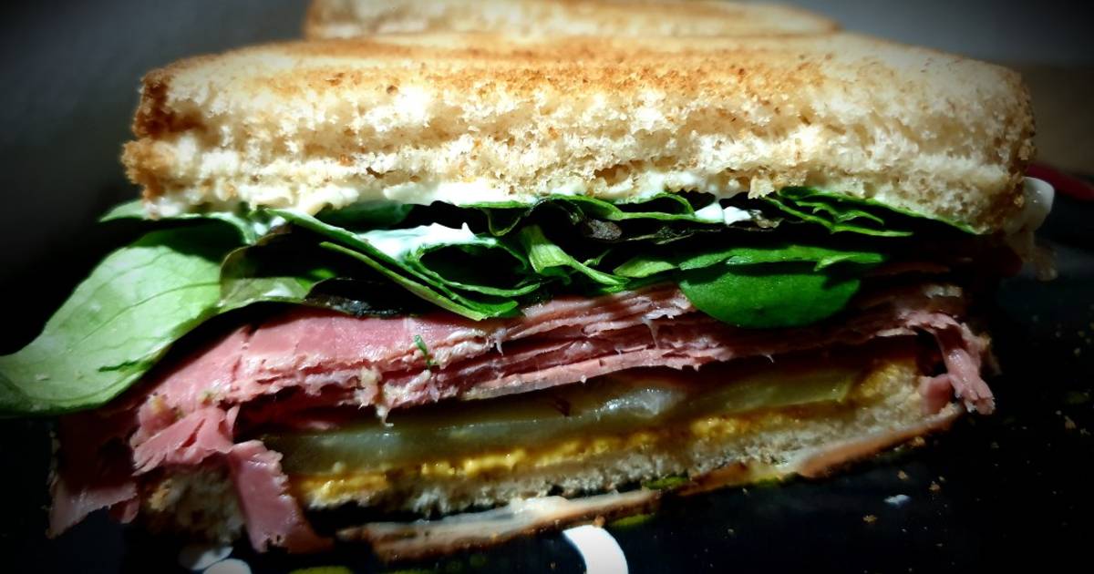 Sandwich pastrami - 9 recetas caseras- Cookpad