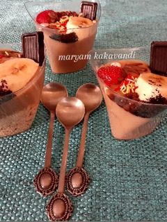 عکسی از دستور پودینگ آسان با نسکافه و قهوه فوری