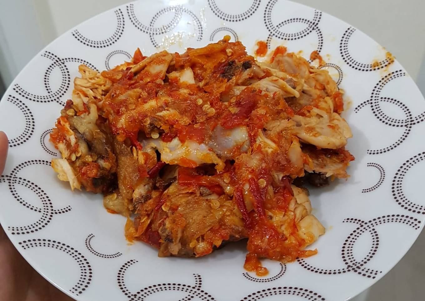 Ayam geprek mudah sederhana