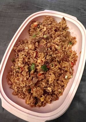Foto resep Nasi Goreng Ikan Teri & Baso