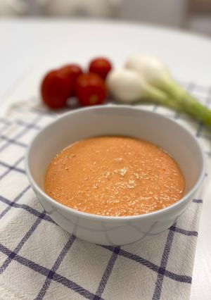 Una foto de Gazpacho sin pimiento