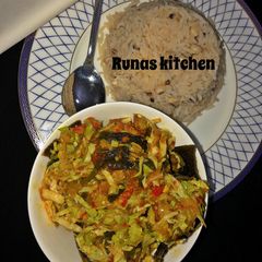 Stylish wake da shinkafa Recipe By RuNas Kitchen A picture of Stylish wake da shinkafa Recipe By RuNas Kitchen.