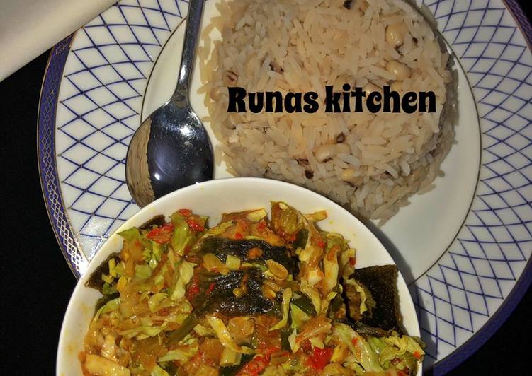 Steps to Prepare Ultimate Stylish wake da shinkafa Recipe By RuNas Kitchen