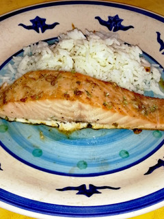 Una foto de Salmón al horno 🐟
