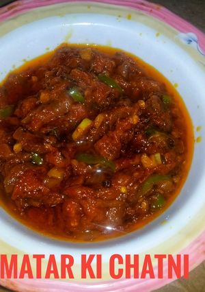 A picture of Timatar ki chutney.