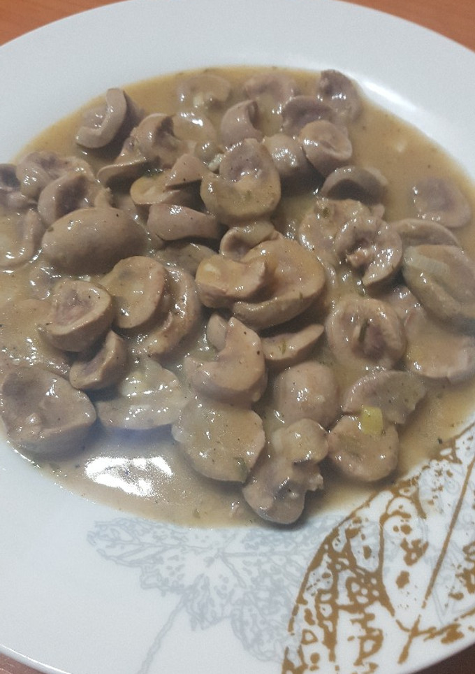 Una foto de Riñones en salsa