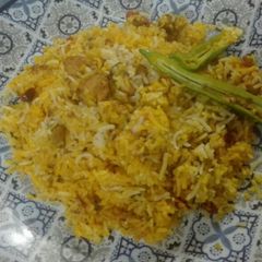A picture of Chicken Boneless Handi Biryani.