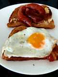 My Cumberland Sausage, Streaky Crisp Bacon & Fried Egg 😉