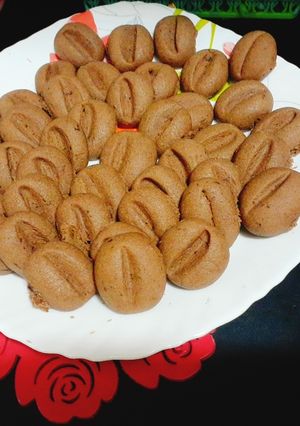 صورة لوصفة بسكويت بحبات القهوة