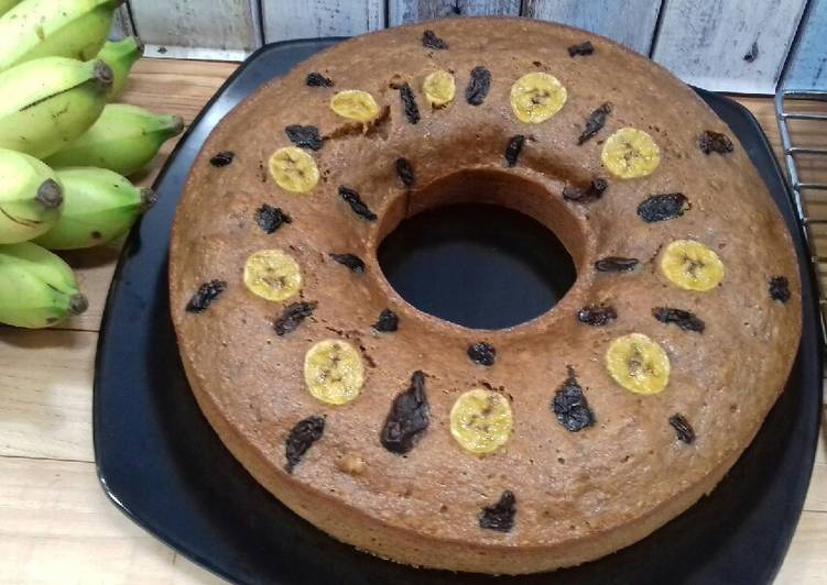 Bolu pisang panggang no mixer....19/12/2018