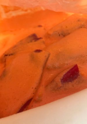 Una foto de Pimientos rellenos de merluza y gambas MAMBO 8090