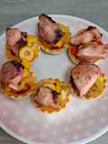 Tartaletas de pulpo