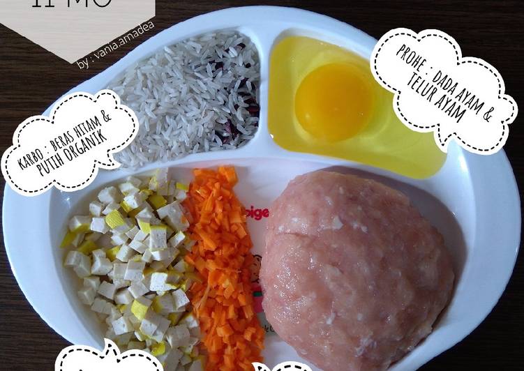 Langkah Mudah untuk Menyiapkan Mpasi - Carrot Egg Chicken Porridge Anti Gagal