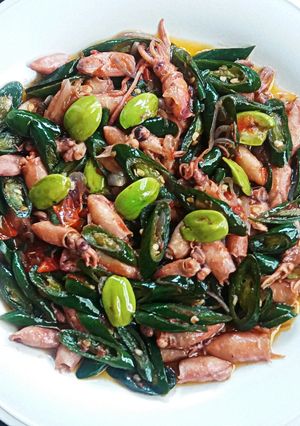 Foto resep Cumi Petai Cabe Hijau