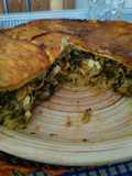 Tarta de panqueques con acelga 🥬y lomitos de atún 🐟