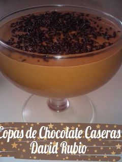 Una foto de Copas de chocolate caseras