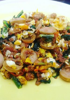 Foto resep Orak Arik Telur Kornet