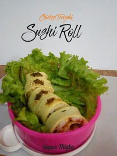 Foto resep Chicken Teriyaki Sushi Roll
