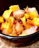 Cá Đuối Kho Dứa Cay