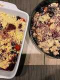 Easy berries crumble 😍