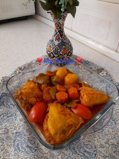 عکسی از دستور خوراک مرغ رژیمی