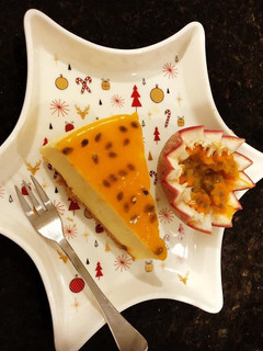 A picture of Passion fruit cheesecake.